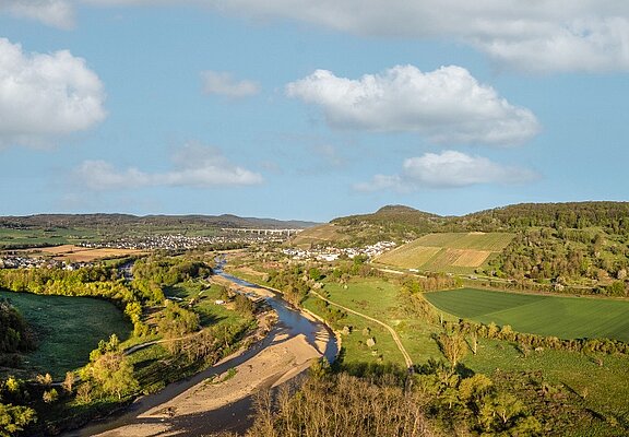 Radweg unterhalb der Ehlinger Ley