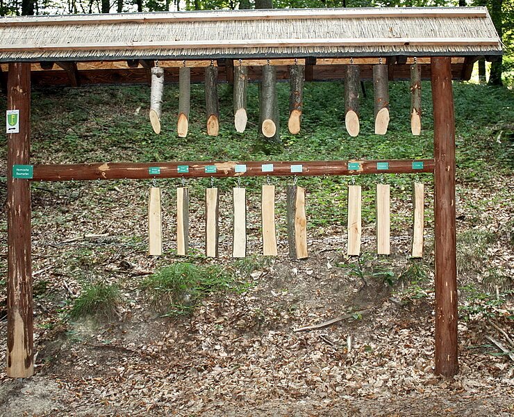 Infopunkt am Themenweg