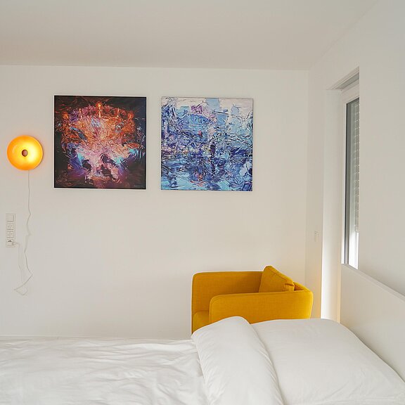 Schlafzimmer mit zwei Einzelbetten (EG)