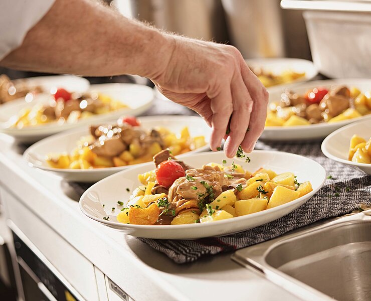 Eindrücke vom Speisenangebot