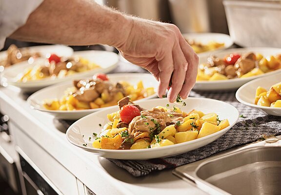 Eindrücke vom Speisenangebot