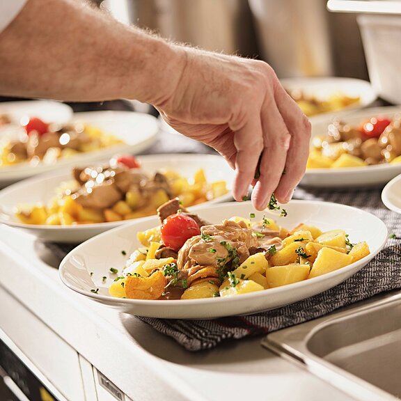 Eindrücke vom Speisenangebot