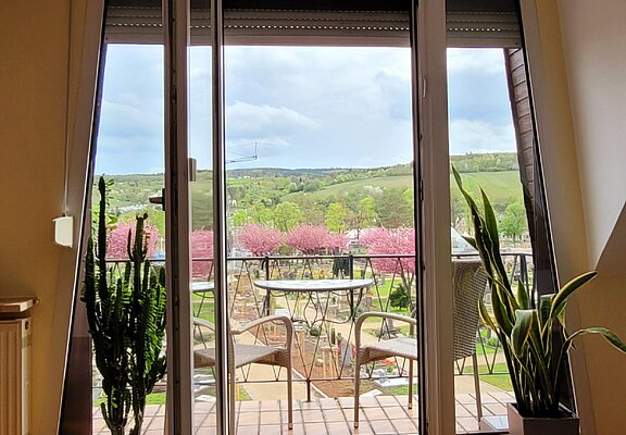 Ausblick vom Wohnzimmer