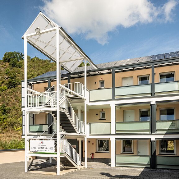 Seilbahn Str. 4, Aussenansicht