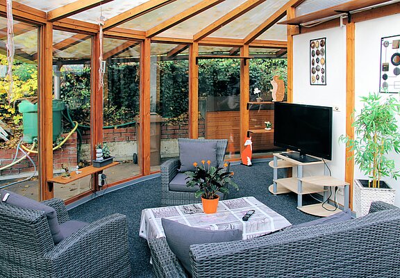 Gemütlicher Wintergarten