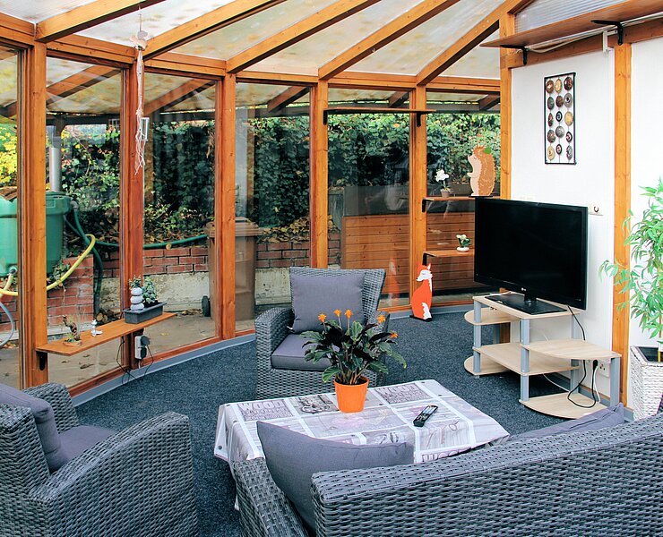 Gemütlicher Wintergarten