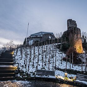 Rolandsbogen im Winter