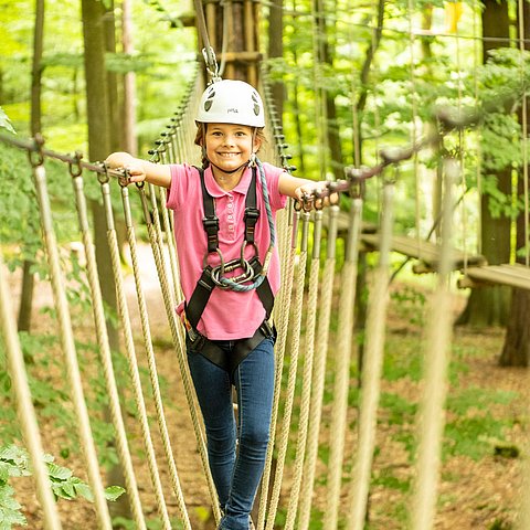 Im Waldkletterpark Bad Neuenahr