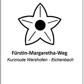 Wegelogo Kurzroute Fürstin-Margaretha-Weg Wershofen - Eichenbach