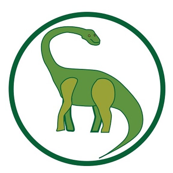 Wegezeichen "Sauriersteig"