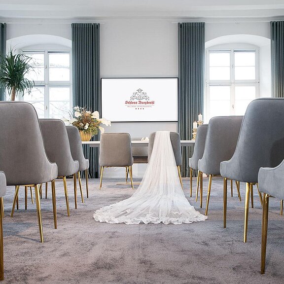 Trauzimmer in der Schloss Villa