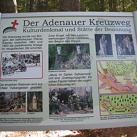 Infotafel Adenauer Kreuzweg