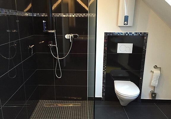 Dusche Dachgeschoß