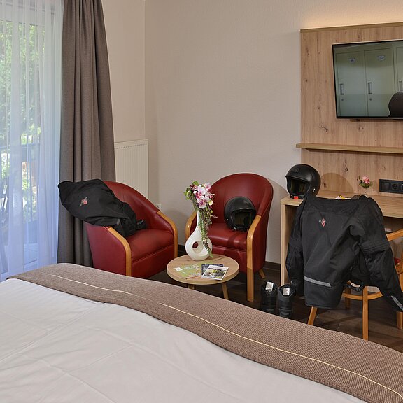 Post Meister Zimmer fuer Motorradfahrer