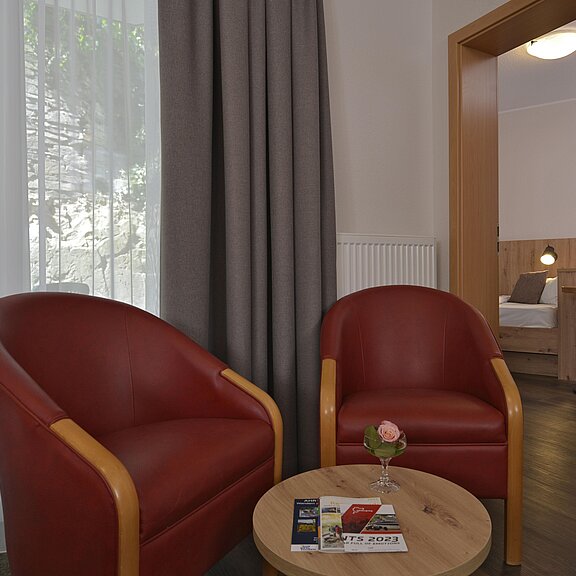 Sitzecke im Familienzimmer