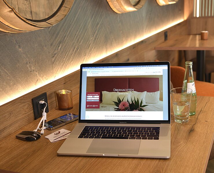 Businessbereich am Hochtisch