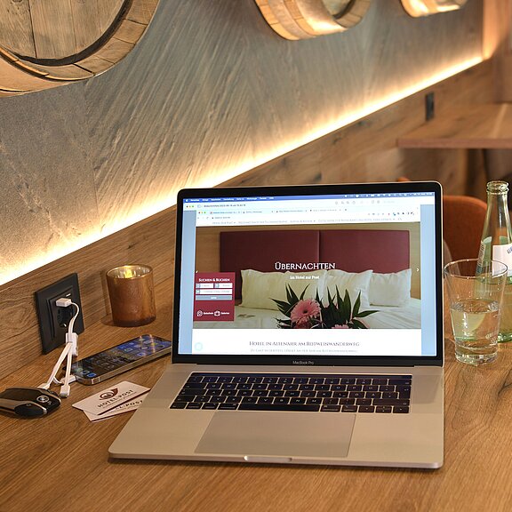 Businessbereich am Hochtisch